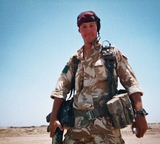 Captain Martin Oliver Driver Royal Anglian Regiment