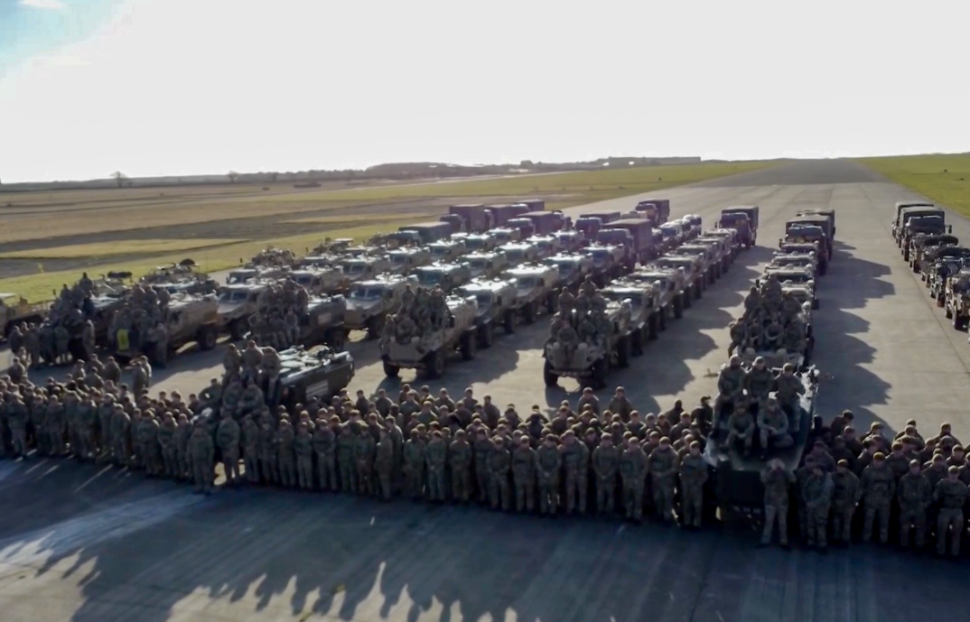 NATO Very High Readiness Joint Task Force Royal Anglian Soldiers