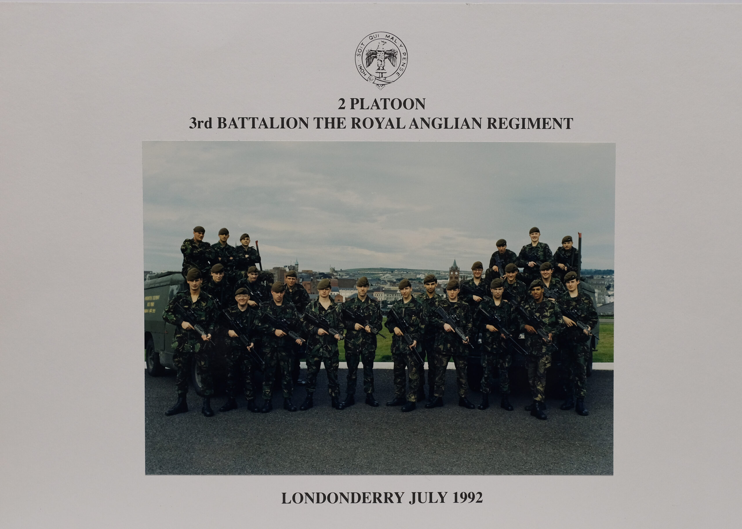 2 Platoon, 3rd Royal Anglian Regiment Londonderry July 1992 - Royal ...