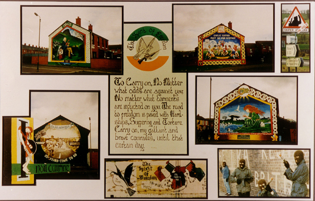 Murals in Northern Ireland - republican and Loyalists - Royal Anglian ...