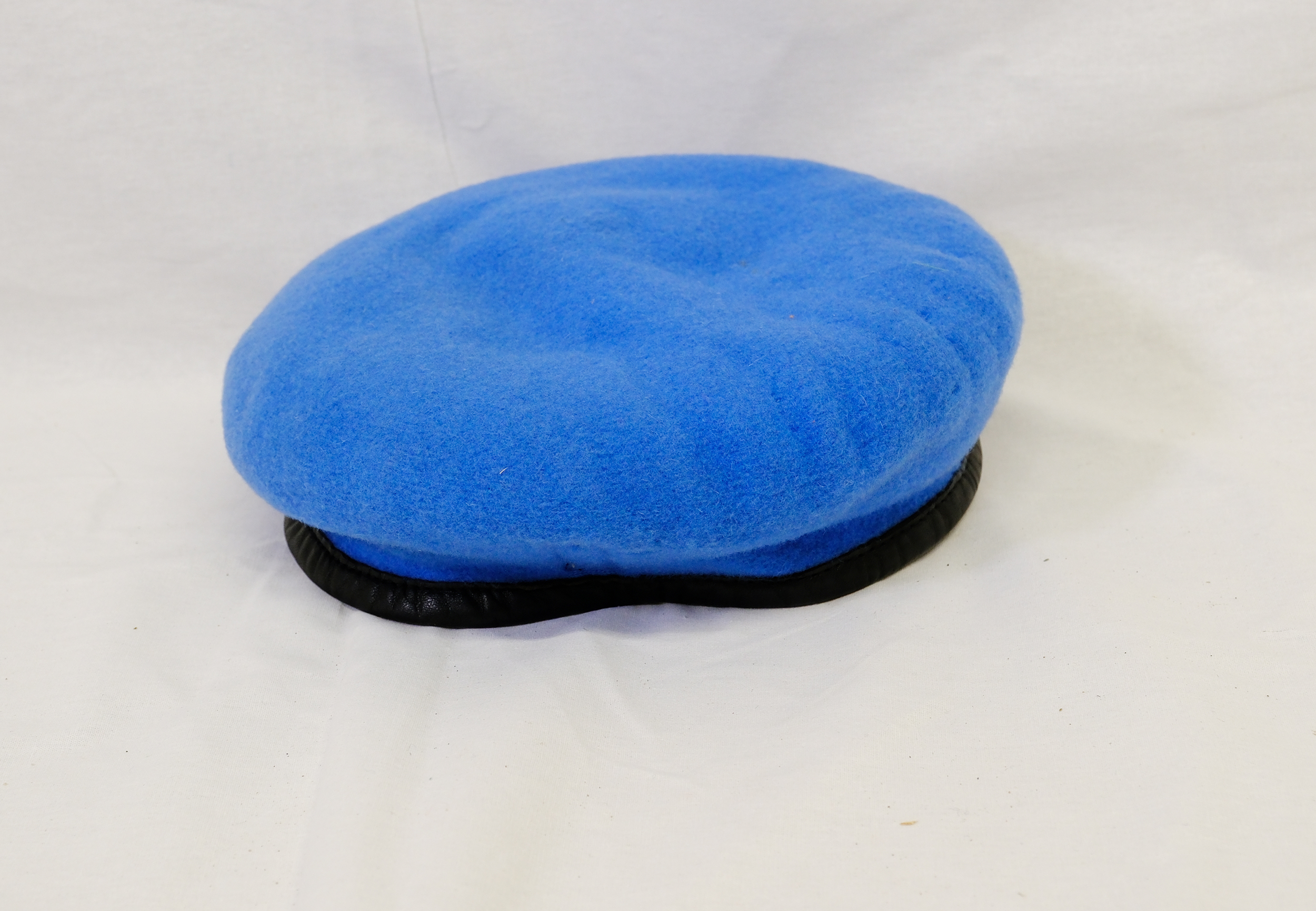 British Army issued United Nations Blue Beret - Royal Anglian Regiment