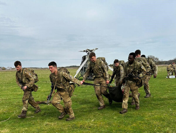 New soldiers, who recently joined the 1st Battalion (The Vikings) Royal Anglian Regiment