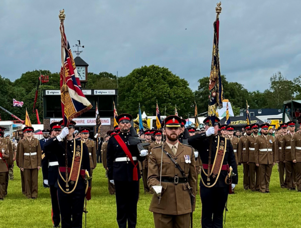 Royal Anglian Regiment at the Suffolk show