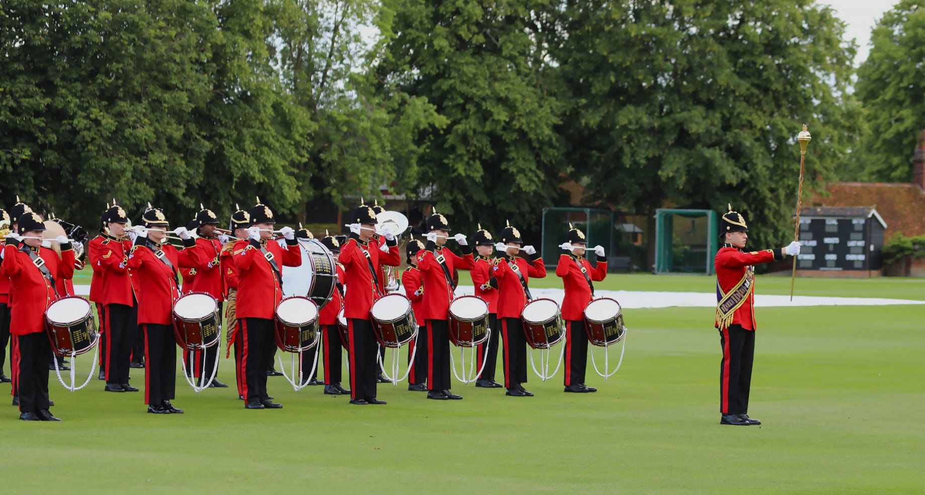 Army Cadet Force Band supporting the Beating Retreat at Felstead School ...