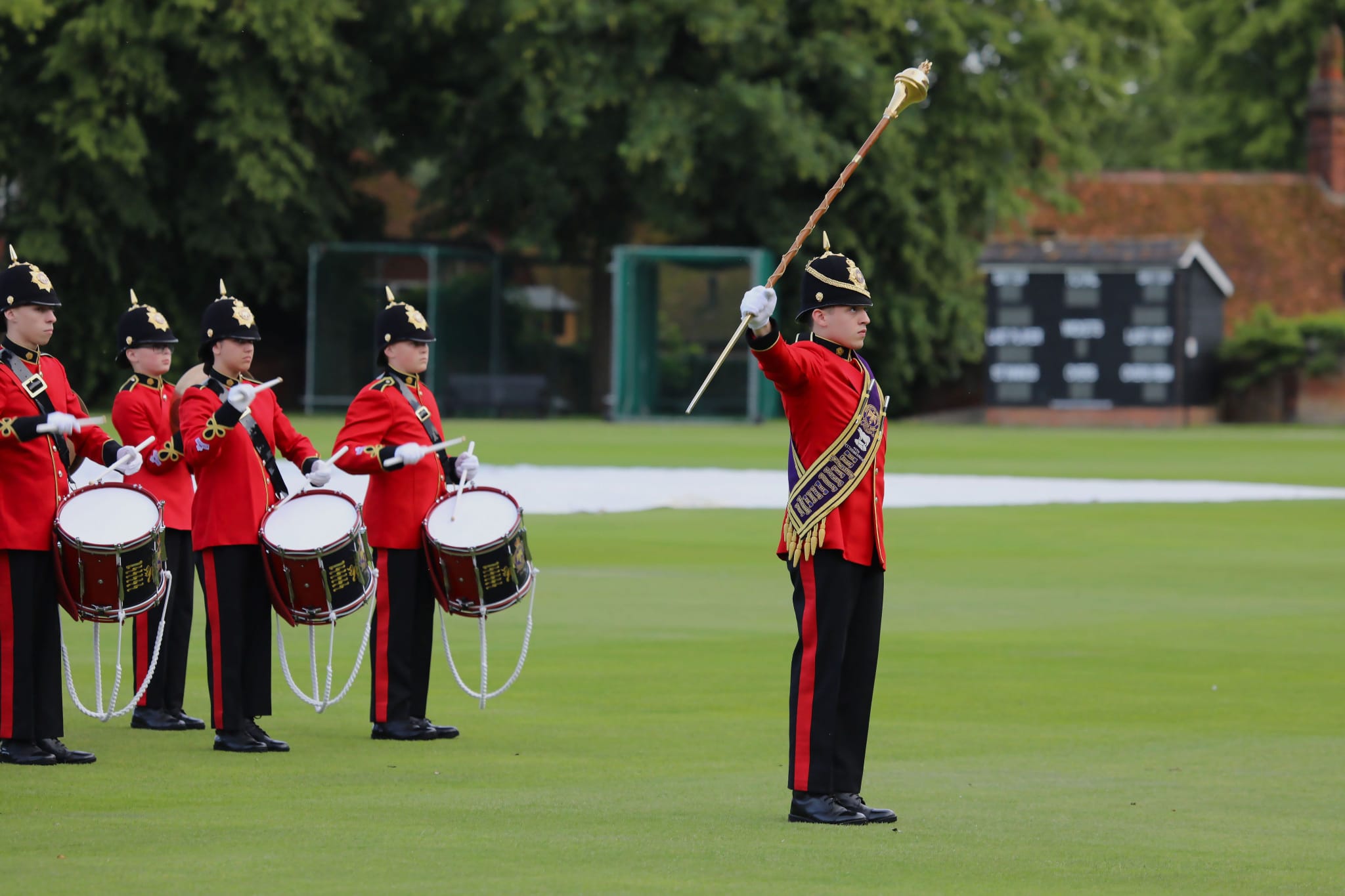 Army Cadet Force Band supporting the Beating Retreat at Felstead School ...