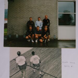 1st Battalion (The Vikings) Royal Anglian Regiment Squash team in 2000