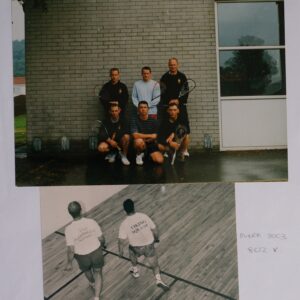 1st Battalion (The Vikings) Royal Anglian Regiment Squash team in 2000