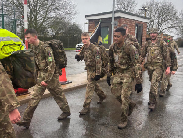 2nd Battalion C Company march 48 miles for charity