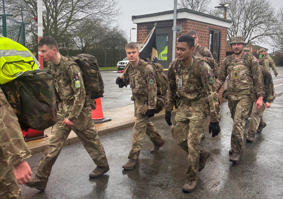 2nd Battalion C Company march 48 miles for charity