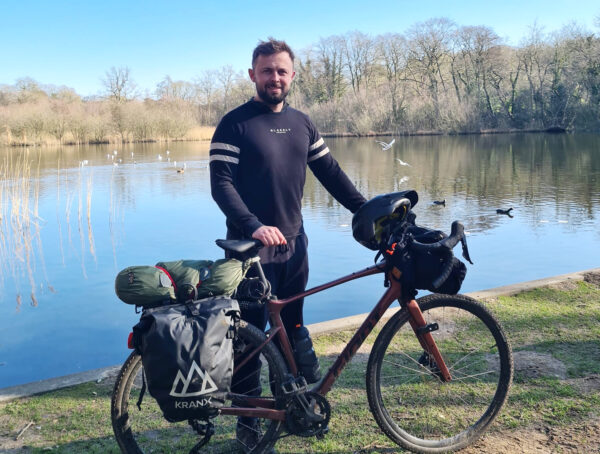 Andy's Fundraiser for thethe Royal Anglian Regiment Charity, cycling solo from Lands End to John O'Groats